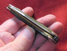 PARKER-FROST LITTLE BANDIT GREEN BONE LINER LOCK-MADE BY SCHRADE #0088 1978 ( MONEY ORDER OR CHECK )