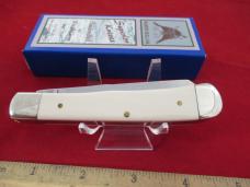 Fightin Bull By Wendell Carson Mammoth Ivory Classic Trapper Pattern # 2625