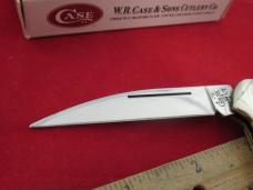 Case XX 2002 Yellow Handle Wharncliff Copperlock Pattern # 31549WL