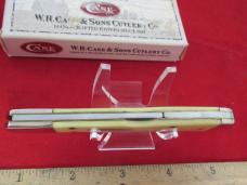 Case XX 2002 Yellow Handle Wharncliff Copperlock Pattern # 31549WL