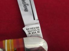 W.R. Case & Sons Classic 1993 Split Back Whittler Candy Stripe Celluloid Pattern # 73083