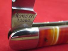 W.R. Case & Sons Classic 1993 Split Back Whittler Candy Stripe Celluloid Pattern # 73083
