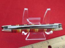 W.R. Case & Sons Classic 1993 Split Back Whittler Candy Stripe Celluloid Pattern # 73083