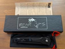 Bear OPS Bear Ops Bold Action III Small Automatic Knife (3.5" Black) AC-300-AIBK-B