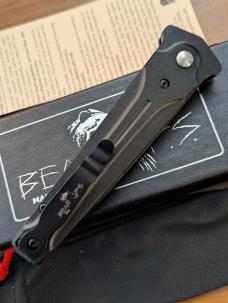 Bear OPS Bear Ops Bold Action III Small Automatic Knife (3.5" Black) AC-300-AIBK-B