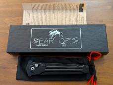 Bear OPS Bear Ops Bold Action III Small Automatic Knife (3.5" Black) AC-300-AIBK-B