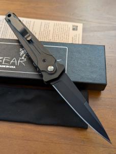 Bear OPS Bear Ops Bold Action III Small Automatic Knife (3.5" Black) AC-300-AIBK-B