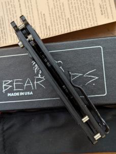 Bear OPS Bear Ops Bold Action III Small Automatic Knife (3.5" Black) AC-300-AIBK-B