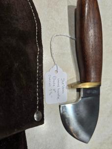 Sheldon Jones Custom Fixed Blade Knife with Sheath – Trained Under Bill Moran