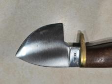 Sheldon Jones Custom Fixed Blade Knife with Sheath – Trained Under Bill Moran