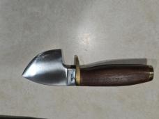 Sheldon Jones Custom Fixed Blade Knife with Sheath – Trained Under Bill Moran
