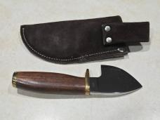 Sheldon Jones Custom Fixed Blade Knife with Sheath – Trained Under Bill Moran