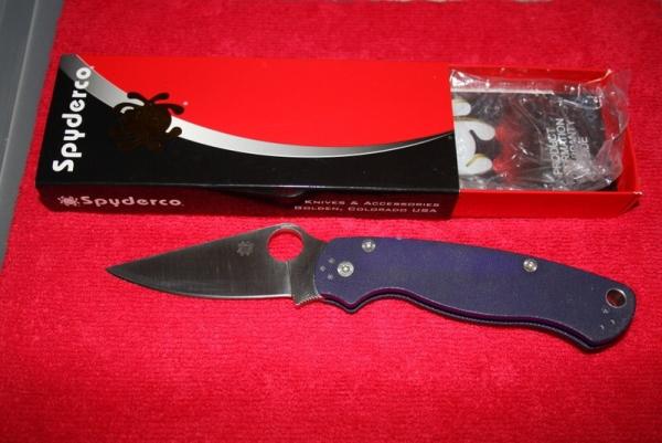 SPYDERCO C81GPPR2 Paramilitary 2 Purple S110V 