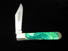 Weed & Co. 2021 Jungle Green Acrylic 1st Year Hunter Knife 1 of 6 Cooper Cutlery 7100P USA Made