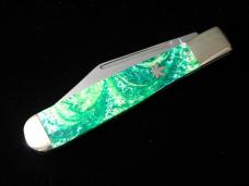 Weed & Co. 2021 Jungle Green Acrylic 1st Year Hunter Knife 1 of 6 Cooper Cutlery 7100P USA Made