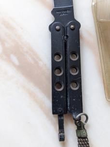 Mini Balisong Keychain 440 Steel Japanese Made