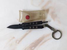 Mini Balisong Keychain 440 Steel Japanese Made