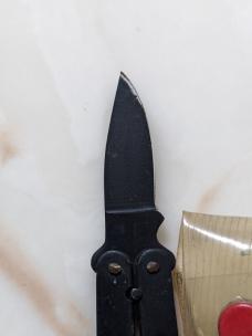 Mini Balisong Keychain 440 Steel Japanese Made