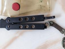 Mini Balisong Keychain 440 Steel Japanese Made