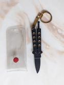 Mini Balisong Keychain 440 Steel Japanese Made