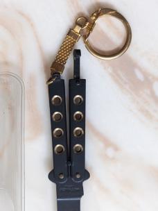 Mini Balisong Keychain 440 Steel Japanese Made