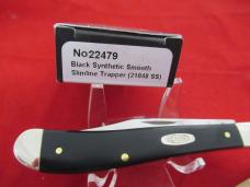 Case XX 2024 Black Synthetic Smooth Slimline Trapper Pattern # 21048 SS