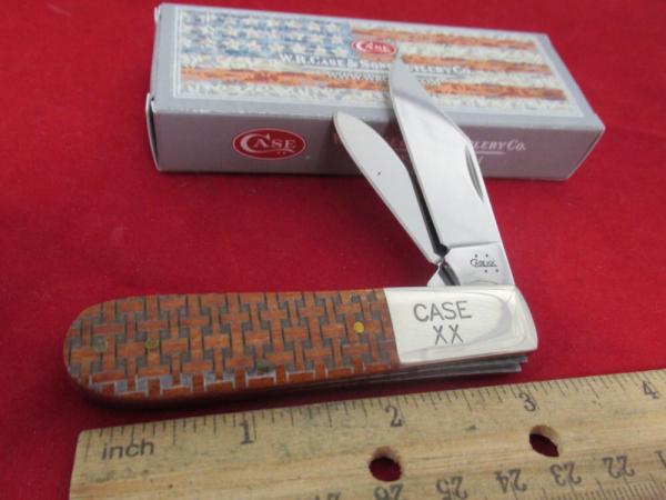 Case XX 2006 Chestnut Bone Basket Weave Barlow Pattern # 62009 1/2 SS