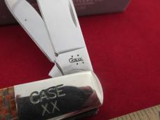 Case XX 2006 Chestnut Bone Basket Weave Barlow Pattern # 62009 1/2 SS