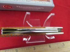 Case XX 2006 Chestnut Bone Basket Weave Barlow Pattern # 62009 1/2 SS