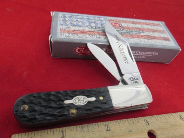 Case XX 1998 Limited Edition Dark Blue & Grey Handle Saturn Shield  Barlow Pattern # 62009 1/2 SS