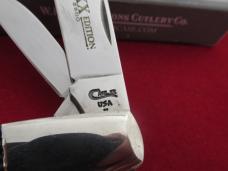 Case XX 1998 Limited Edition Dark Blue & Grey Handle Saturn Shield  Barlow Pattern # 62009 1/2 SS