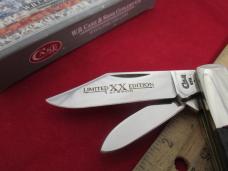 Case XX 1998 Limited Edition Dark Blue & Grey Handle Saturn Shield  Barlow Pattern # 62009 1/2 SS