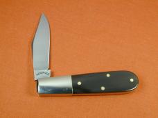 Schatt & Morgan Smooth Buffalo Horn Barlow Knife by Cooper Cutlery C69BH Clip Blade Made In USA 