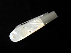 New York Knife Co Genuine Mother of Pearl Barlow Knife By Cooper Cutlery Rare 69GBP USA Made 