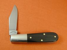 Schatt & Morgan Smooth Buffalo Horn Barlow Knife by Cooper Cutlery C69BH Clip Blade Made In USA 