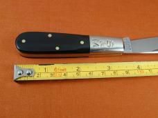Schatt & Morgan Smooth Buffalo Horn Barlow Knife by Cooper Cutlery C69BH Clip Blade Made In USA 