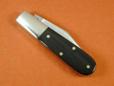 Schatt & Morgan Smooth Buffalo Horn Barlow Knife by Cooper Cutlery C69BH Clip Blade Made In USA 