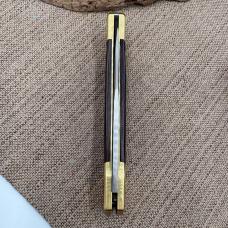 John Primble Large Folding Hunter Knife JP30 0100BWL Brown Wood Lockback (522)