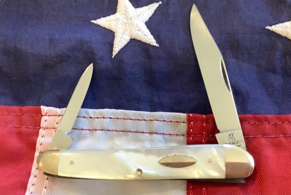 Zwilling J A Henckels Half Whittler w/ Great Old Mother of Pearl Handles