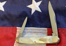 Zwilling J A Henckels Half Whittler w/ Great Old Mother of Pearl Handles