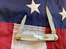 Zwilling J A Henckels Half Whittler w/ Great Old Mother of Pearl Handles