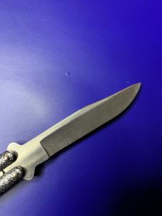 Bear and Son USA Butterfly 4" Blade/ Silvervein Scales 