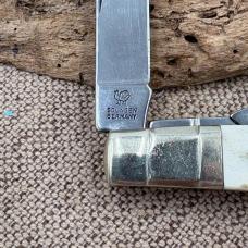 HEN & ROOSTER 324C-DS CONGRESS Pocket Knife Stag Bertram Cutlery Germany (115)