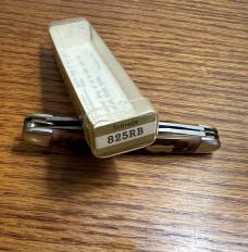 SCHRADE+ USA 825 "WESTERN SLIM STOCKMAN" WITH VIEW TUBE BOX - 3 9/16" CLOSED