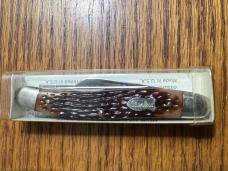SCHRADE+ USA 825 "WESTERN SLIM STOCKMAN" WITH VIEW TUBE BOX - 3 9/16" CLOSED