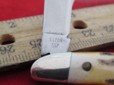 Case XX 1978 Single Blade Stag Peanut with Blade Pattern # 5120R SSP