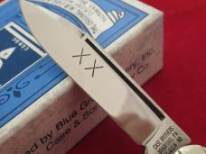 Case Classic 1990 Rogers Bone Bowie Tie Shield Whittler Pattern # 630109