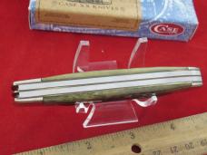 Case XX 1998 Green Bone Pocket Worn Trapper Pattern # 6254 SS