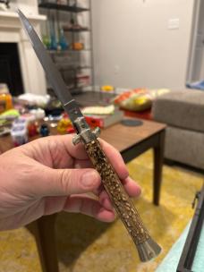 Sweet 11” C Jul Herbertz Red Dot Transitional with Popcorn Stag ‘58-‘62