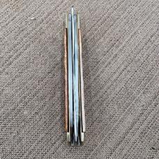 John Primble 4-1/2" Linerlock Large Trapper 2 blade Knife JP30 0071B NIB (149B)